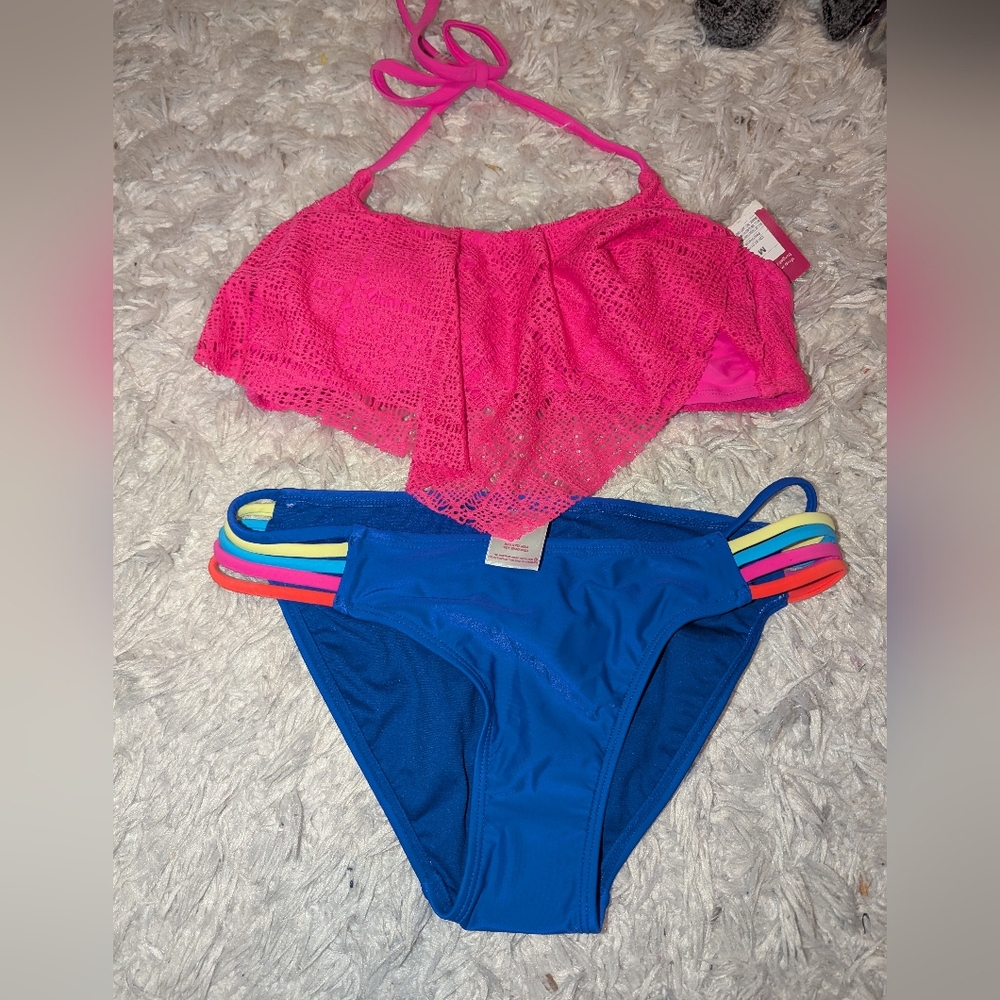 Nwt Xhilaration Bikini Two Piece Set Sz M